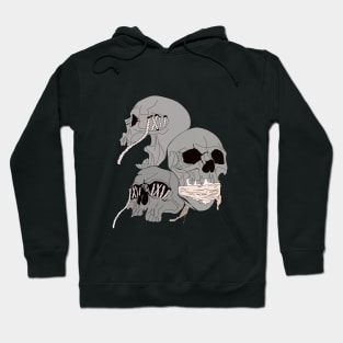 3 skulls Hoodie